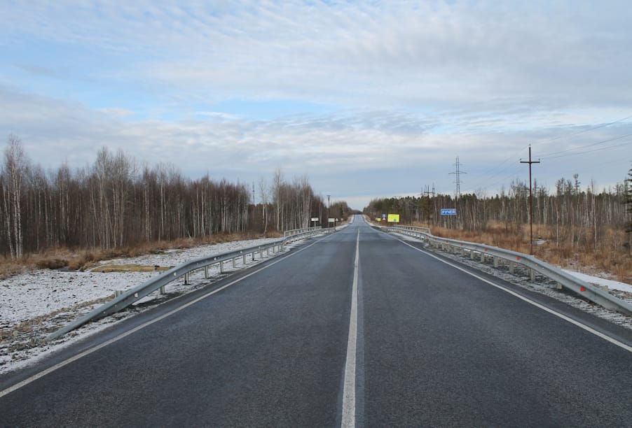 В Ханты-Мансийском автономном округе – Югре капитально отремонтированы два моста на дороге Нижневартовск – Радужный